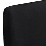 NNEVL Straight Stretchable Chair Cover 4 pcs Black