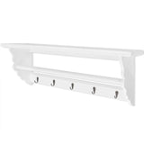 NNEVL Coat Rack MDF White Baroque Style