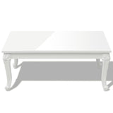 NNEVL Coffee Table 100x60x42 cm High Gloss White