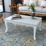 NNEVL Coffee Table 100x60x42 cm High Gloss White