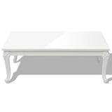 NNEVL Coffee Table 115x65x42 cm High Gloss White