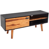 NNEVL TV Cabinet 120x35x50 cm Solid Acacia Wood