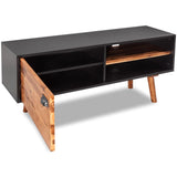 NNEVL TV Cabinet 120x35x50 cm Solid Acacia Wood