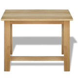 NNEVL Nesting Tables 3 pcs Solid Oak Wood