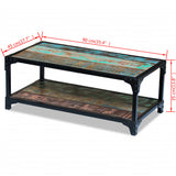 NNEVL Coffee Table Solid Reclaimed Wood