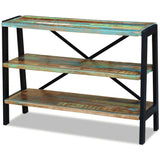 NNEVL Sideboard 3 Shelves Solid Reclaimed Wood