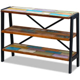 NNEVL Sideboard 3 Shelves Solid Reclaimed Wood