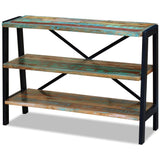 NNEVL Sideboard 3 Shelves Solid Reclaimed Wood