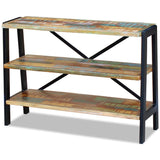 NNEVL Sideboard 3 Shelves Solid Reclaimed Wood