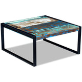 NNEVL Coffee Table Solid Reclaimed Wood 80x80x40 cm