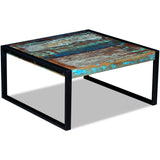 NNEVL Coffee Table Solid Reclaimed Wood 80x80x40 cm