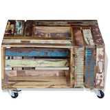 NNEVL Coffee Table Solid Reclaimed Wood 70x70x35 cm