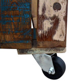 NNEVL Coffee Table Solid Reclaimed Wood 70x70x35 cm