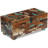 NNEVL Coffee Table Box Chest Solid Reclaimed Wood 80x40x35 cm