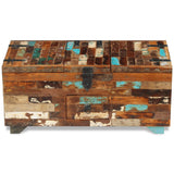 NNEVL Coffee Table Box Chest Solid Reclaimed Wood 80x40x35 cm