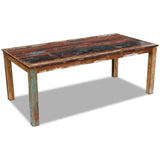 NNEVL Dining Table Solid Reclaimed Wood 200x100x76 cm