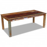 NNEVL Dining Table Solid Reclaimed Wood 200x100x76 cm