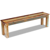 NNEVL Bench Solid Reclaimed Wood 160x35x46 cm