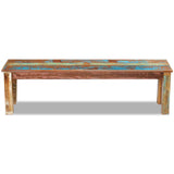 NNEVL Bench Solid Reclaimed Wood 160x35x46 cm