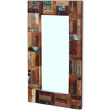 NNEVL Mirror Solid Reclaimed Wood 80x50 cm