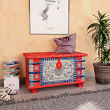 NNEVL Storage Chest Red Mango Wood 80x40x45 cm