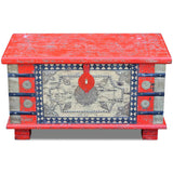 NNEVL Storage Chest Red Mango Wood 80x40x45 cm