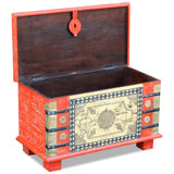 NNEVL Storage Chest Red Mango Wood 80x40x45 cm