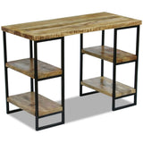 NNEVL Office Desk Mango Wood 110x50x76 cm