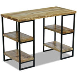 NNEVL Office Desk Mango Wood 110x50x76 cm