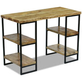 NNEVL Office Desk Mango Wood 110x50x76 cm