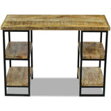 NNEVL Office Desk Mango Wood 110x50x76 cm