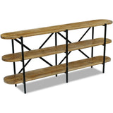 NNEVL Sideboard Mango Wood 180x30x76 cm