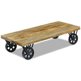 NNEVL Coffee Table Mango Wood 120x60x30 cm