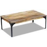 NNEVL Coffee Table Mango Wood 100x60x35 cm