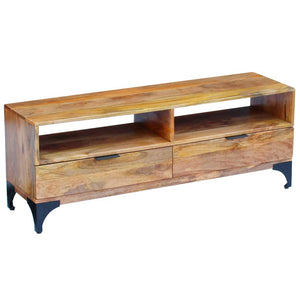 NNEVL TV Stand Mango Wood 120x35x45 cm