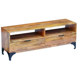 NNEVL TV Stand Mango Wood 120x35x45 cm