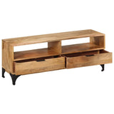 NNEVL TV Stand Mango Wood 120x35x45 cm