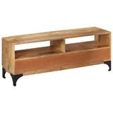 NNEVL TV Stand Mango Wood 120x35x45 cm