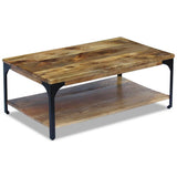 NNEVL Coffee Table Mango Wood 100x60x38 cm