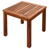 NNEVL Sun Loungers 2 pcs with Table Solid Acacia Wood and Textilene