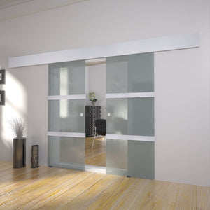 NNEVL Double Sliding Door Glass