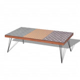 NNEVL Coffee Table 120x60x38 cm Brown
