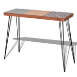 NNEVL Console Table 90x30x71.5 cm Brown