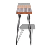 NNEVL Console Table 90x30x71.5 cm Brown
