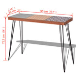 NNEVL Console Table 90x30x71.5 cm Brown