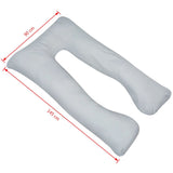 NNEVL Pregnancy Pillow 90x145 cm Grey
