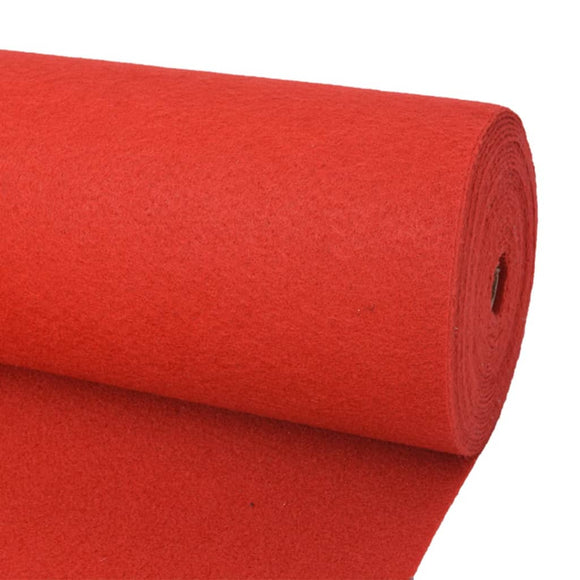 NNEVL Exhibition Carpet Plain 1x24 m Red