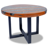 NNEVL Coffee Table Teak Resin 60 cm