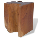 NNEVL Stool Solid Teak Wood