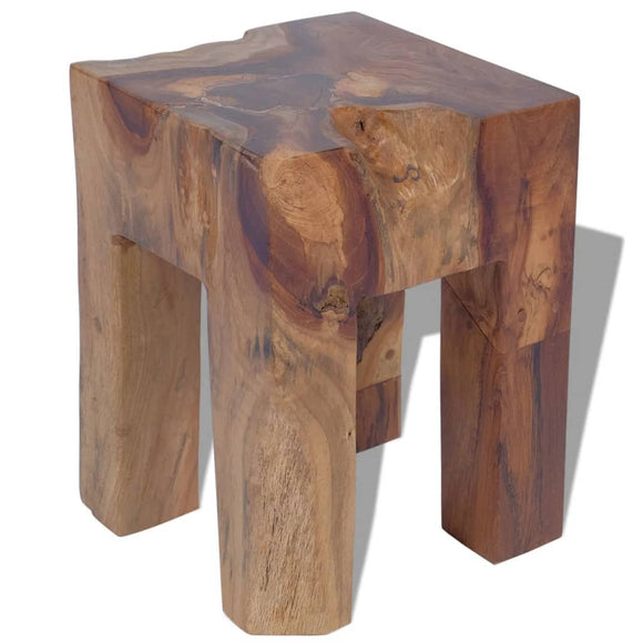 NNEVL Stool Solid Teak Wood